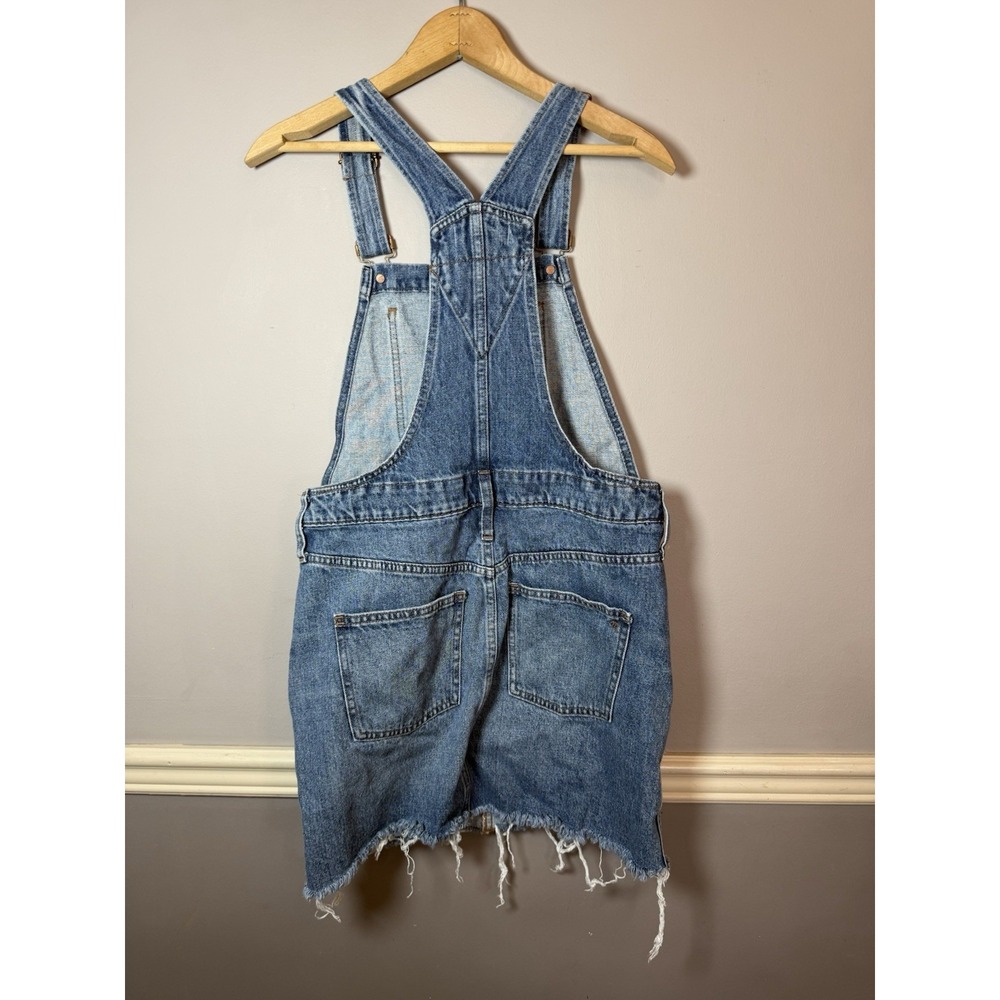 Madewell Overalls Jean Skirt size 2 denim - Picture 2 of 5